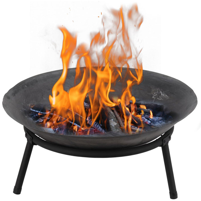 Alexs Round Metal Wood Burning Smokeless Fire Pit