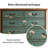Green Solid Wood Accent Cabinet-1315308270