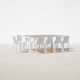 Rafael 82'' Rectangular 10 - Person Outdoor Dining Set