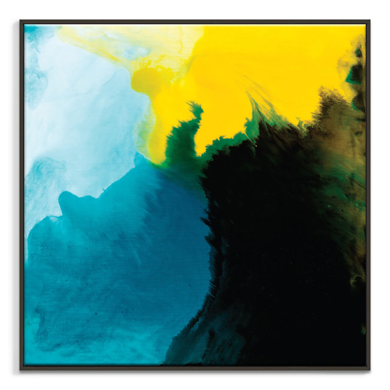 Chalie MacRae - Painting on Canvas, 76cm H x 76cm W, Black