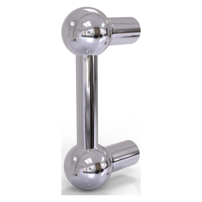 Poignée ronde Gober, Chrome poli