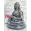 Statue buste en bronze de Leonardo Da Vinci par Valli sur base de marbre