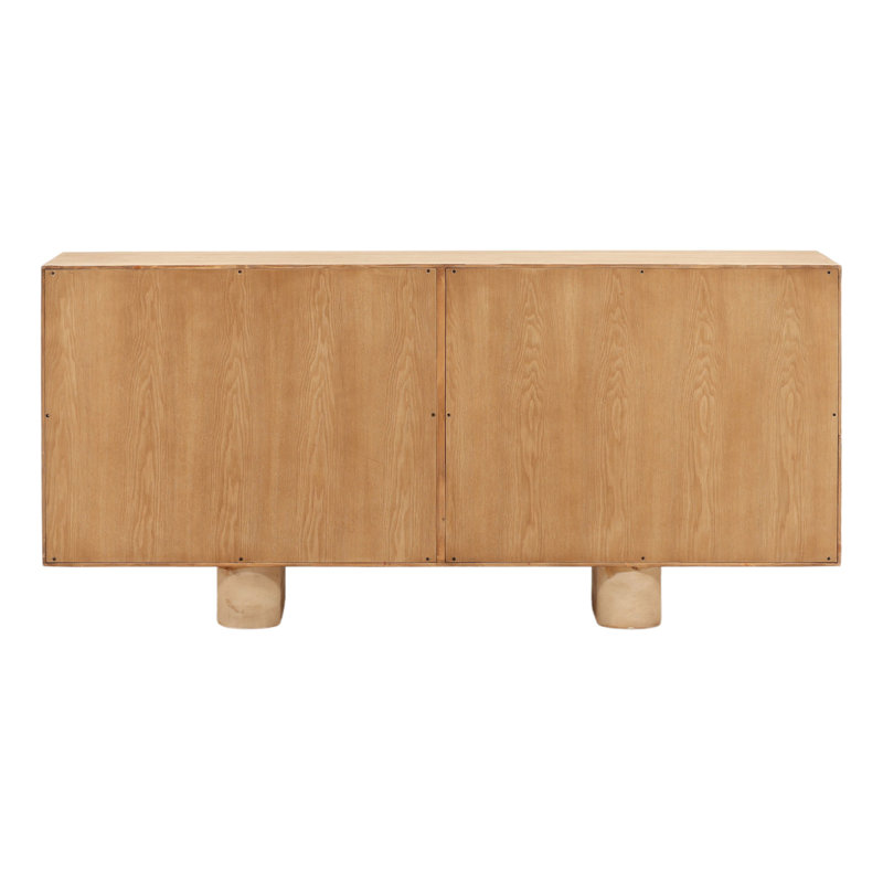 Thalia 73" Wide Sideboard, Light Natural