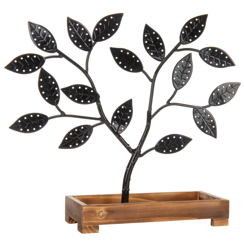 Tree 68-Slot Metal Earrings Jewellery Stand