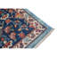 High-Quality Hand-Knotted Light Blue And Navy Area Rug