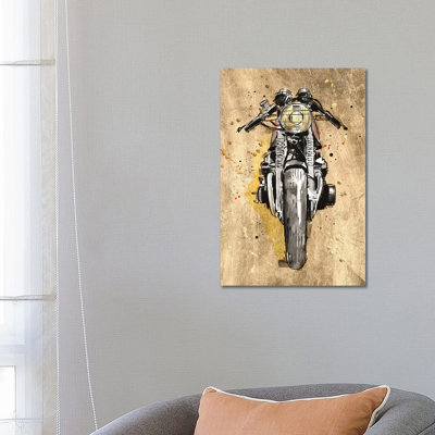 Metallic Rider I by Annie Warren - Wrapped Canvas Gallery-Wrapped Canvas Giclée
