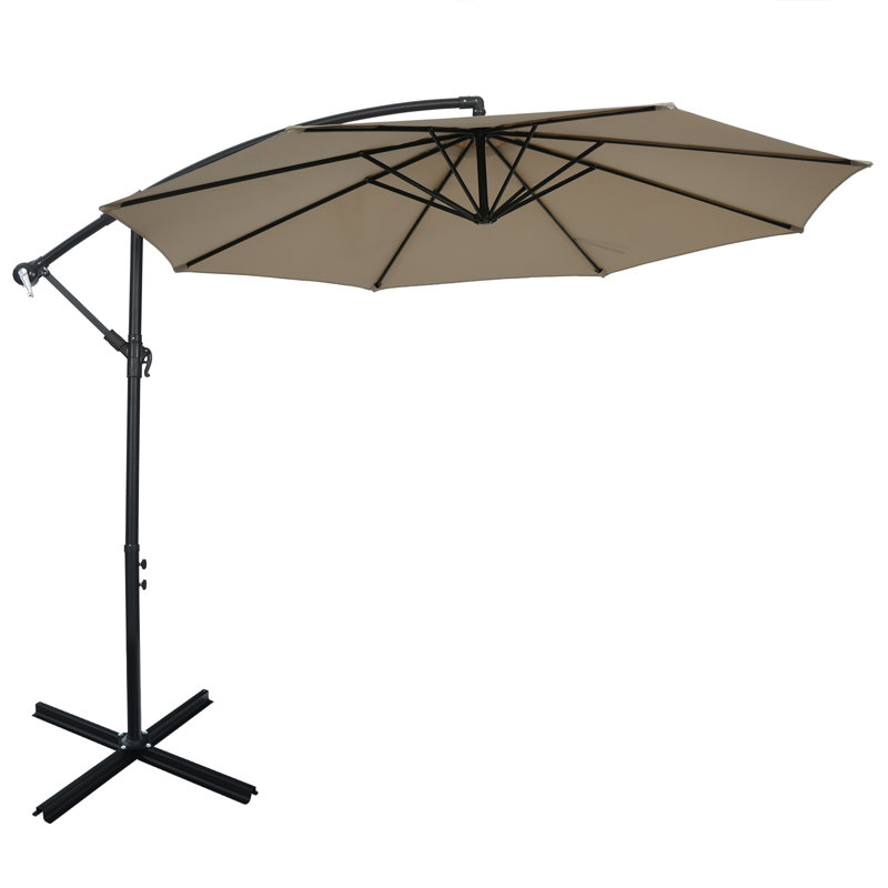 Parasol en porte-à-faux 120 po Rollinsville, Café