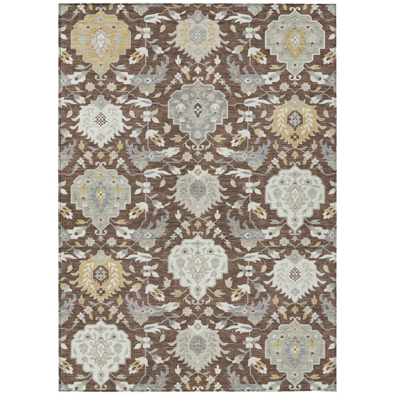  Machine Washable Indoor/Outdoor Chantille ACN1026 Rug, Rectangle 2'6" x 3'10"