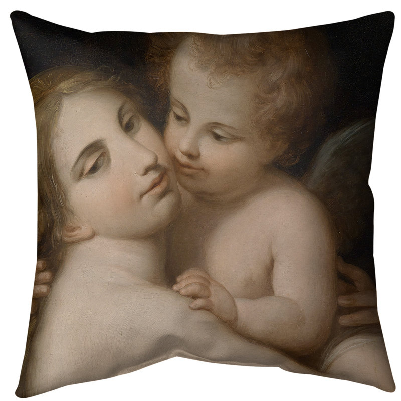 Insert de coussin venus et cupid, 14 po x 14 po, Duvet synthétique