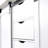 OS Home And Office Furniture Countryside Barn Door Buffet With Two Sliding Barn Doors And Three Drawers