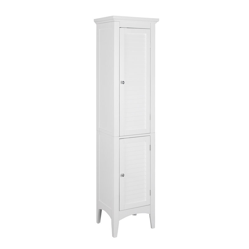 Ethan Freestanding Linen Cabinet, White