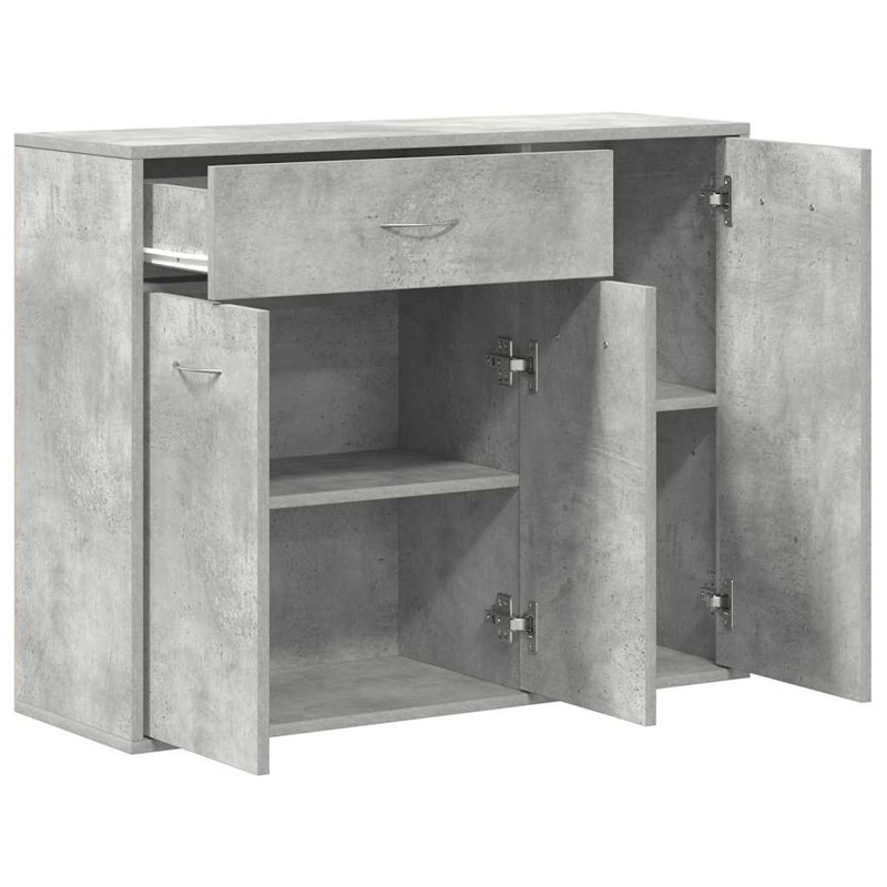 Attalus 88cm Sideboard, Concrete Grey