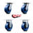 4 Piece Solid Poly Caster Set