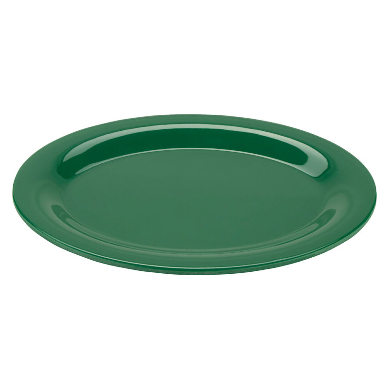 GET Plateau de service ovale en mélamine OP-610-MIX, H 1 po x L 9,75 po x l 7,25 po, Vert