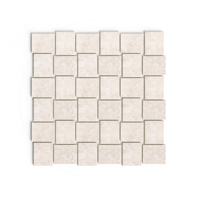 Zen Intreccio Mosaic Matte Ivory