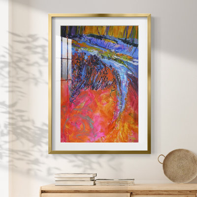 Vibrant Flow I - impression encadrée