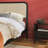 Blomquist Solid Wood Platform Bed with Rattan Inset Headboard-91924902-91949587