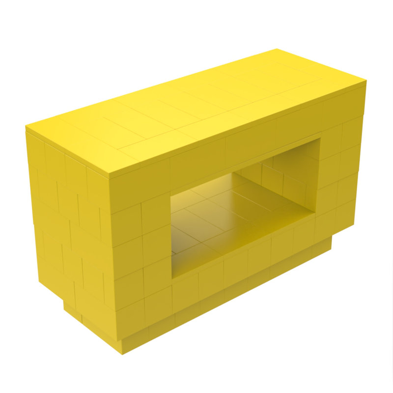 Table de réunion EverBlock, Jaune