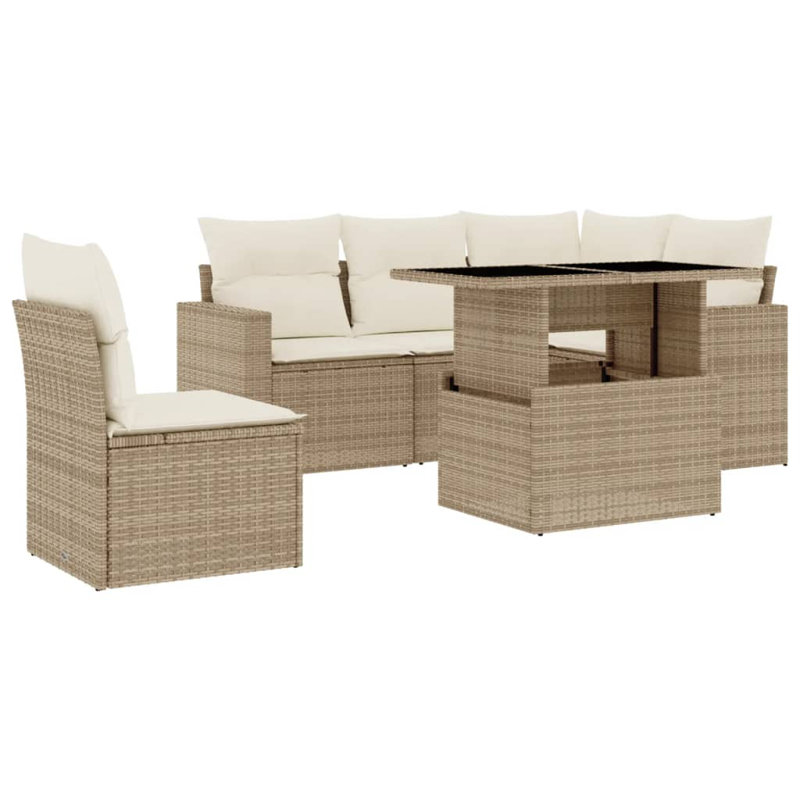Vidaxl Garden Sofa Set Beige
