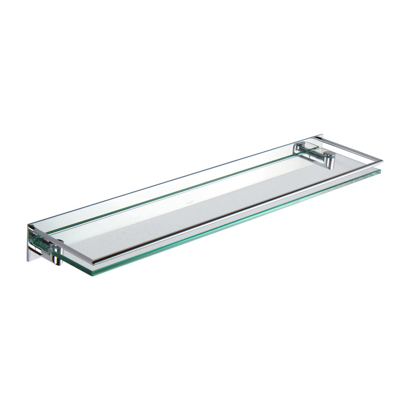 Surface 24" Gallery Rail Shelf, Polished Chrome