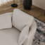 Fauteuil demi-tonneau pivotant en polyester 41,8 po Chemaia-18732608