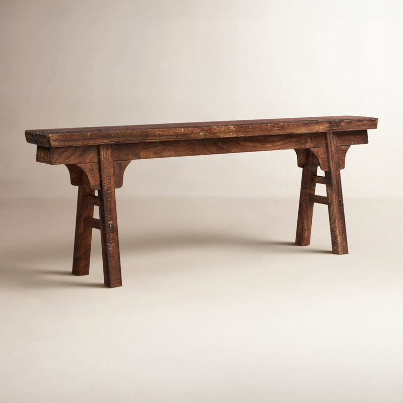 Peasant Solid Wood Dining Bench