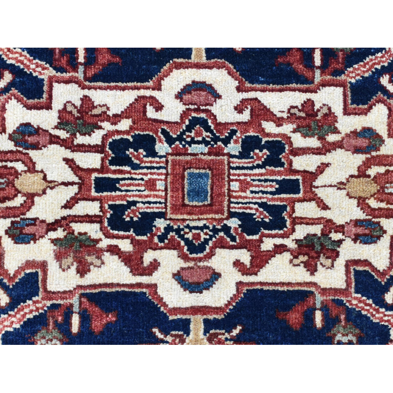 Wool Area Rug in Red