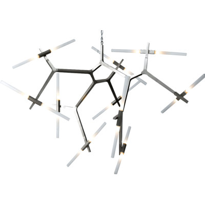 Keltner 20 - Light Dimmable Sputnik Modern Linear Chandelier