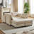 113.5'' Modular Sectiona Corduroy Sofa-2130155045