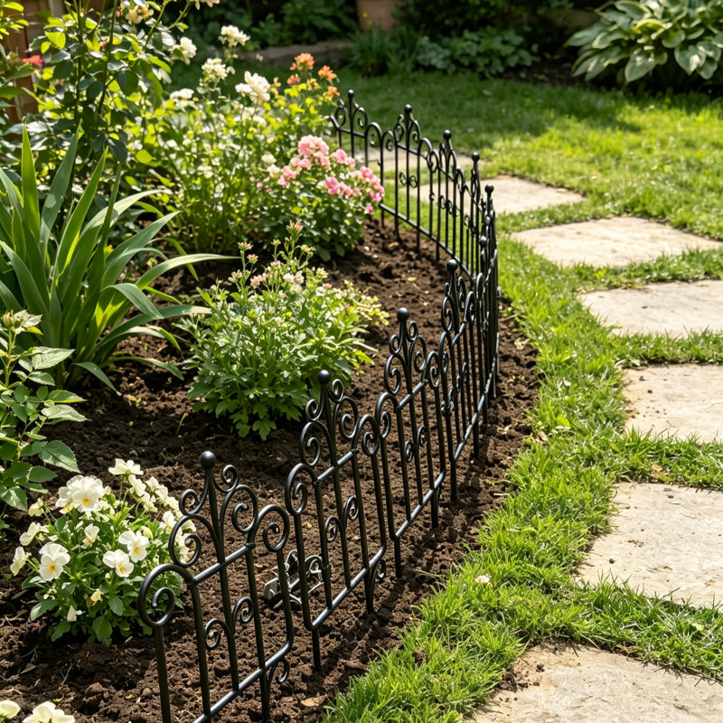 39 cm H x 30 cm W Border Fencing