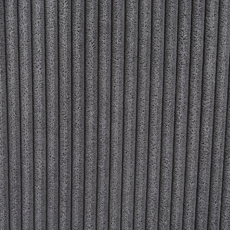 Canapé modulaire incurvé gris Melody