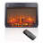 23 Inch Electric Fireplace Insert, Ultra Thin Heater With Log Set & Realistic Flame, Remote Control With Timer, Overheating Protection-1450848284