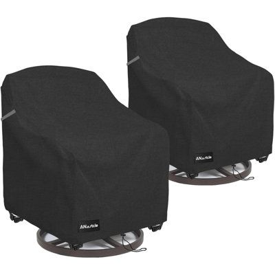 Swivel Patio Chair Covers 2 Pack,Waterproof Heavy Duty Outdoor Chair Covers,Patio Swivel Chair Covers For Outdoor Furniture
