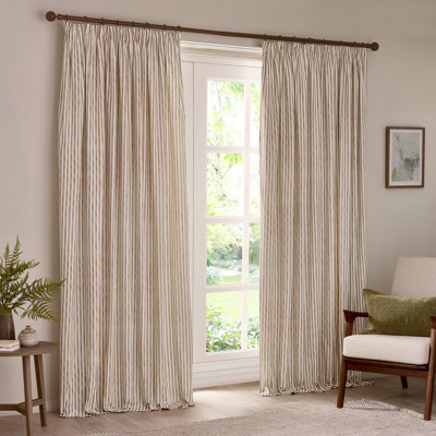 Hebden 100% Cotton Blackout Curtain Panel Pair