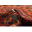 Tapis noir Teimani 4 pi 6 po x 8 pi 3 po