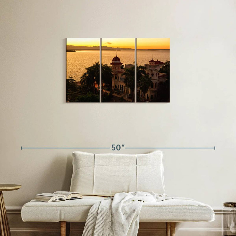 Coucher de soleil Nicci Cienfuegos, H 20 po x l 33 po
