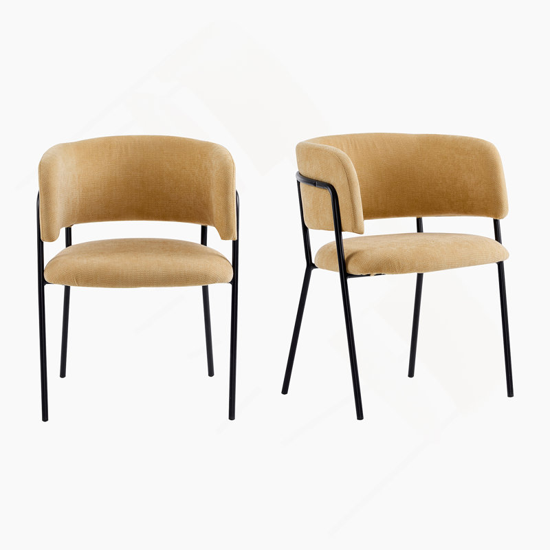 Ensemble de 2 chaises de salle à manger rembourrées Modern
