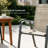 Stackable Patio Chairs, Durable Textilene Fabric with Armrests, Sturdy Metal Frame, Ergonomic Quick-Dry Outdoor Dining Chairs for Backyard & Poolside(Brown, 8pcs)-126637972-126637974