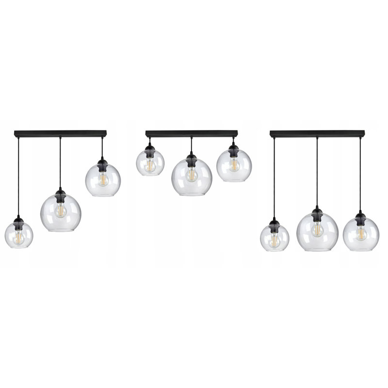 Varner 3 - Light Transparent Kitchen Island Pendant