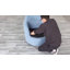 Fauteuil pivotant moderne à 360° en forme de tonneau, fauteuil d'appoint bouclé pour petits espaces-130830825