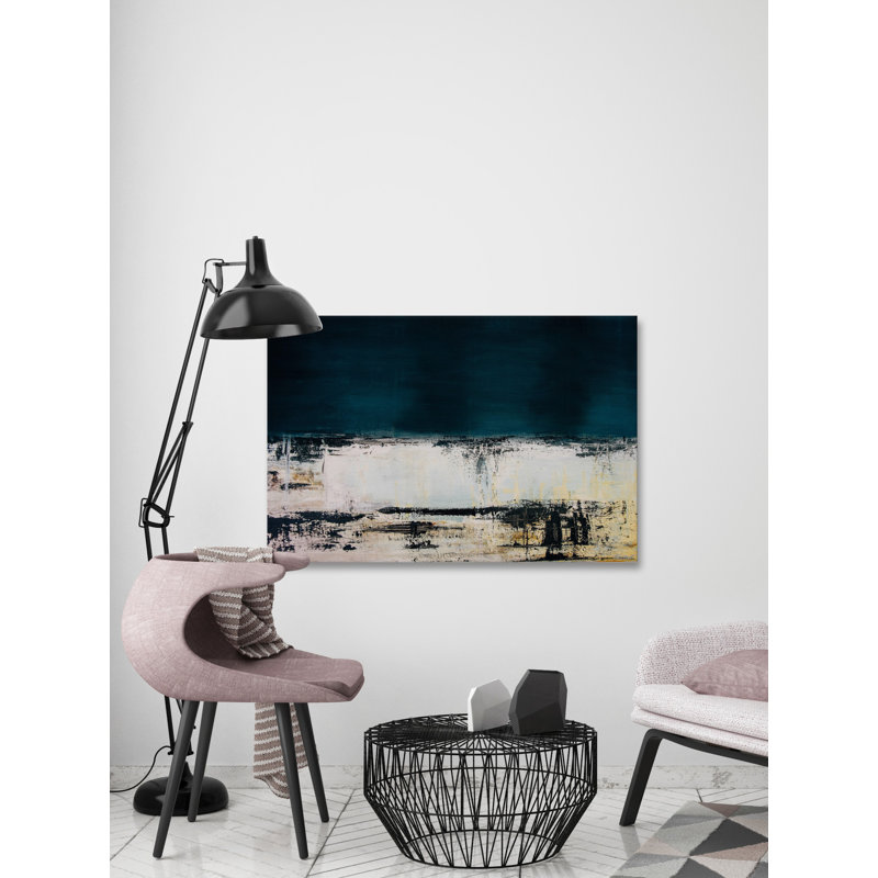 Dark And Stormy by Marmont Hill - Wrapped Canvas Painting, 25cm H x 38cm W x 3.81cm D