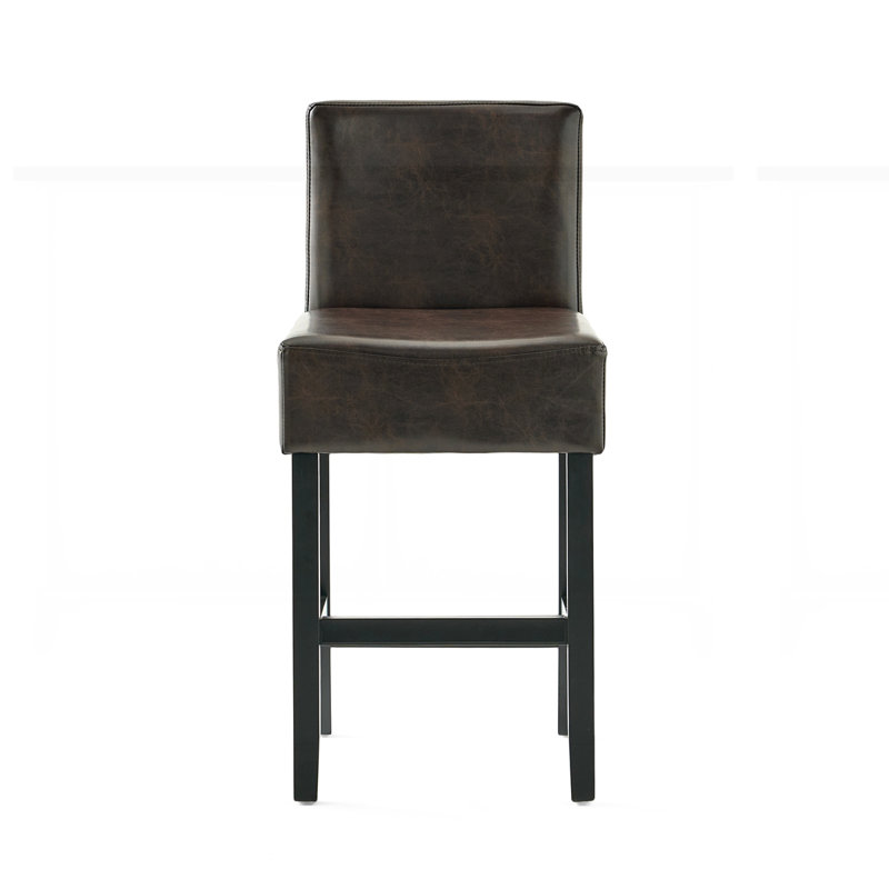 Portman Bonded Leather Counter Height Barstool
