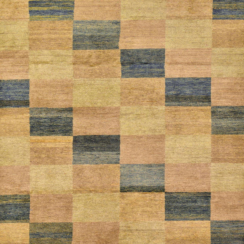 Tapis abstrait moderne 75, Carré 8 pi