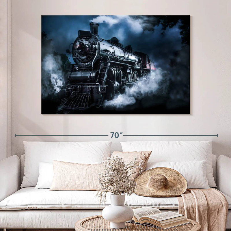 Train à vapeur foncé Aamoni