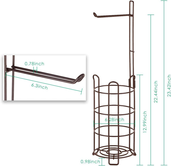 Fish hunter Freestanding Toilet Paper Holder