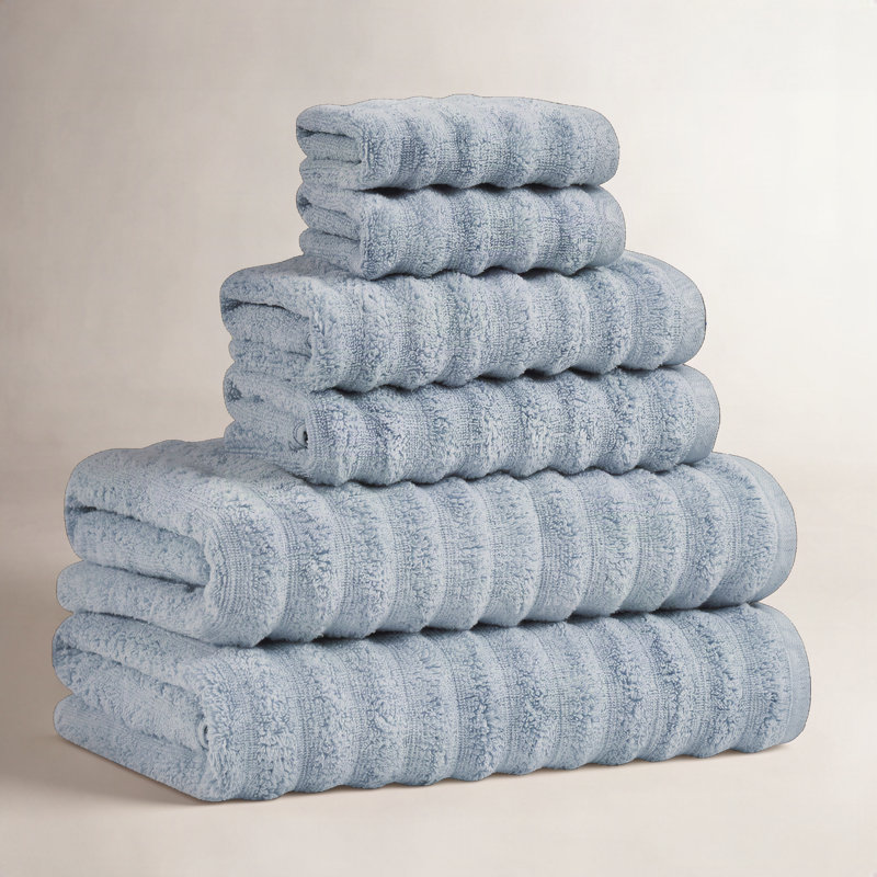 Camren 6 - Piece Towel Case Pack, Light Blue