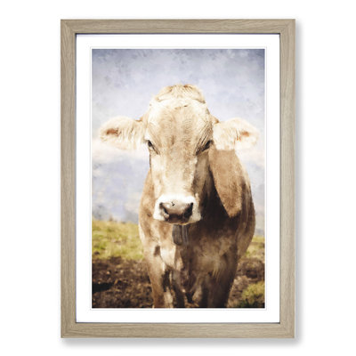 Portrait of a Cow Vol.1 - Framed Print