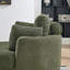 Fauteuil demi-tonneau pivotant avec repose-pieds de rangement-799362184