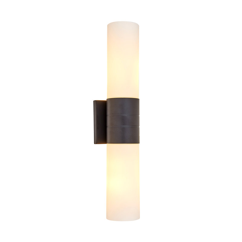 Éclairage de salle de bain à intensité variable 2 lumières Bobette, Bronze huilé