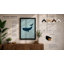 Baleen Whale Modern - Framed Print-1085830312-1085830313